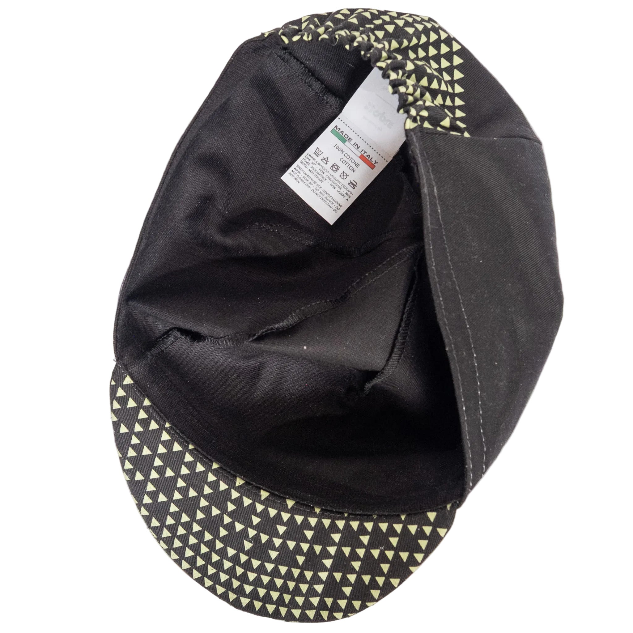 Ultradynamico Brut Black Cycling Cap made in Italy